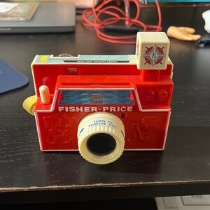 Fisher-Price Red Vintage Toy Camera